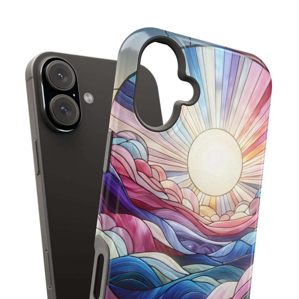 Magnet Tough Cases - Sunrise Stained Glass Design