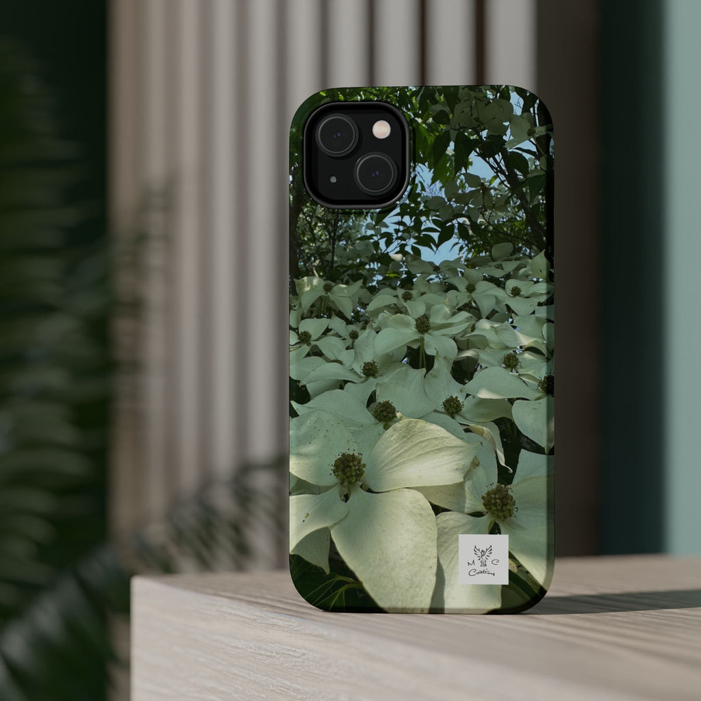 Floral Dogwood Magnetic Impact Phone Case