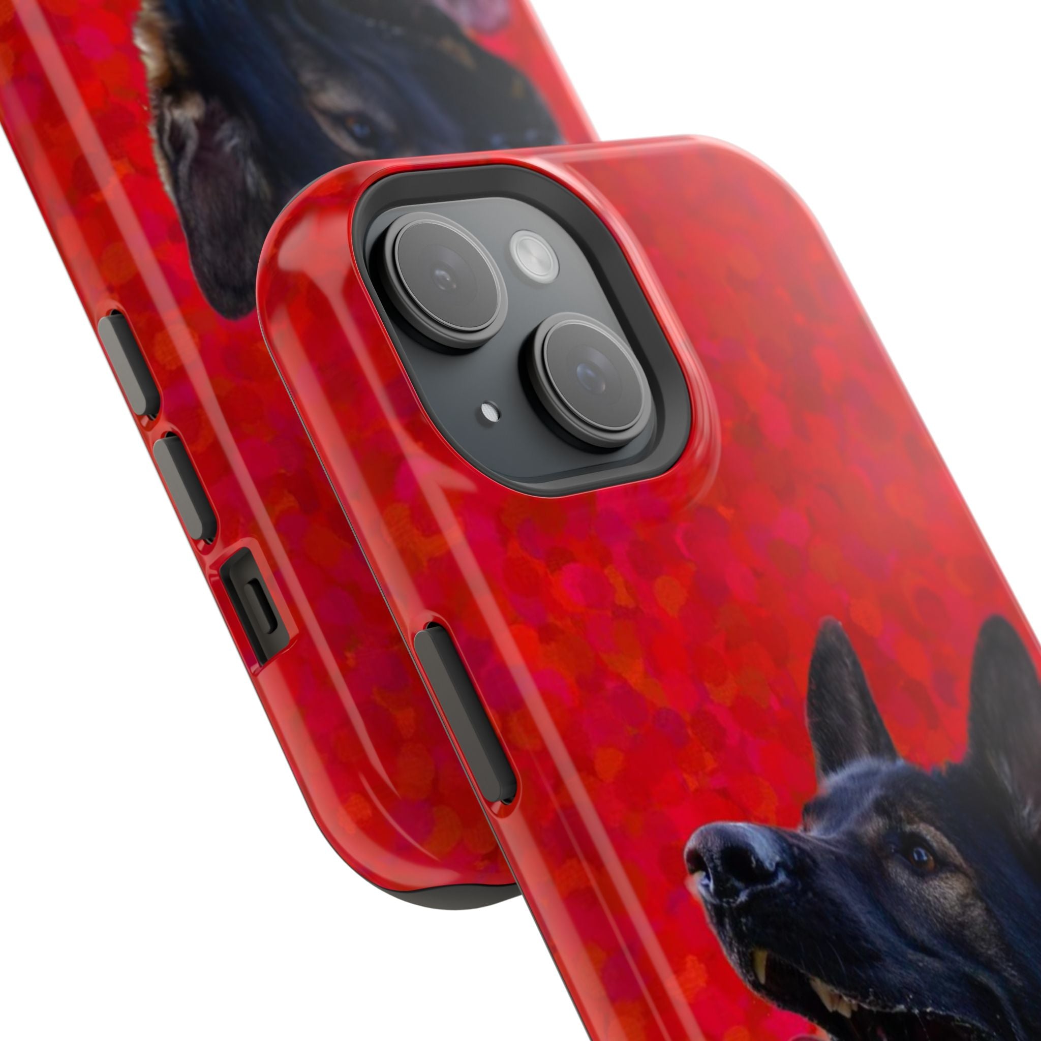 German Shepherd Portrait Magnetic Impact-Resistant Phone Case