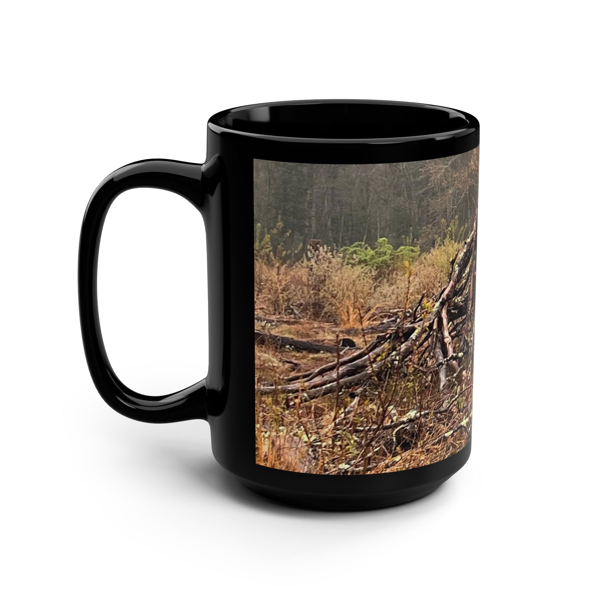 A Hunters delight! - Black Mug, 15oz
