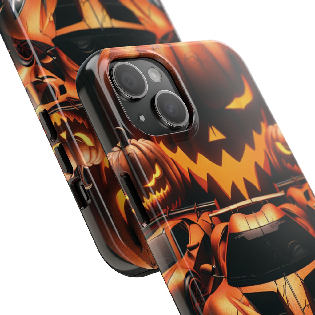 Halloween Supercar Tough Phone Case — Pumpkin Jack-O'-Lantern Design