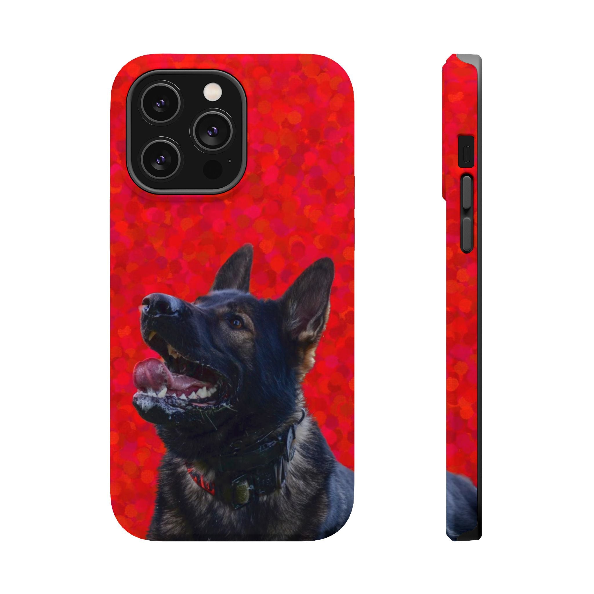 German Shepherd Portrait Magnetic Impact-Resistant Phone Case