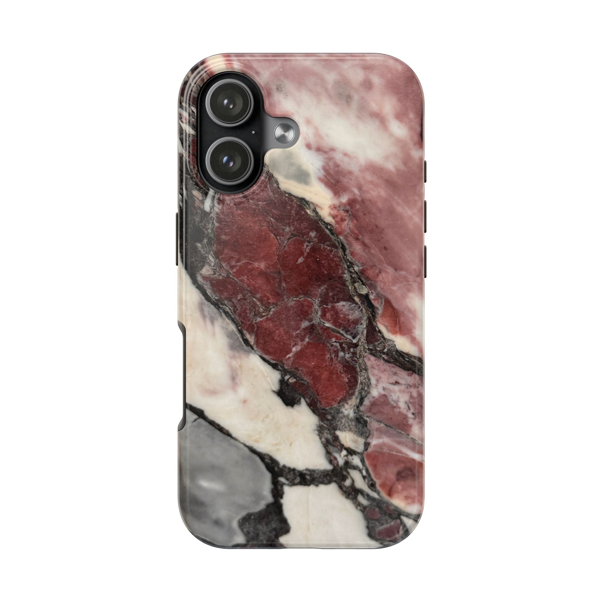 Red Marble Tough Phone Case — Protective Designer Phone Cover