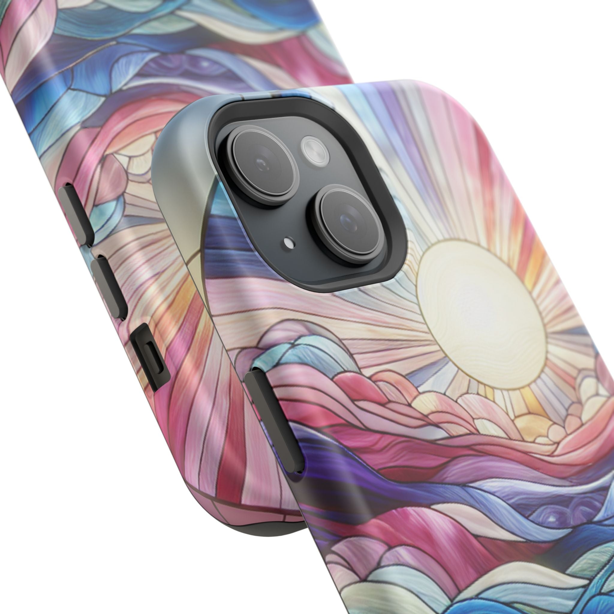 Magnet Tough Cases - Sunrise Stained Glass Design