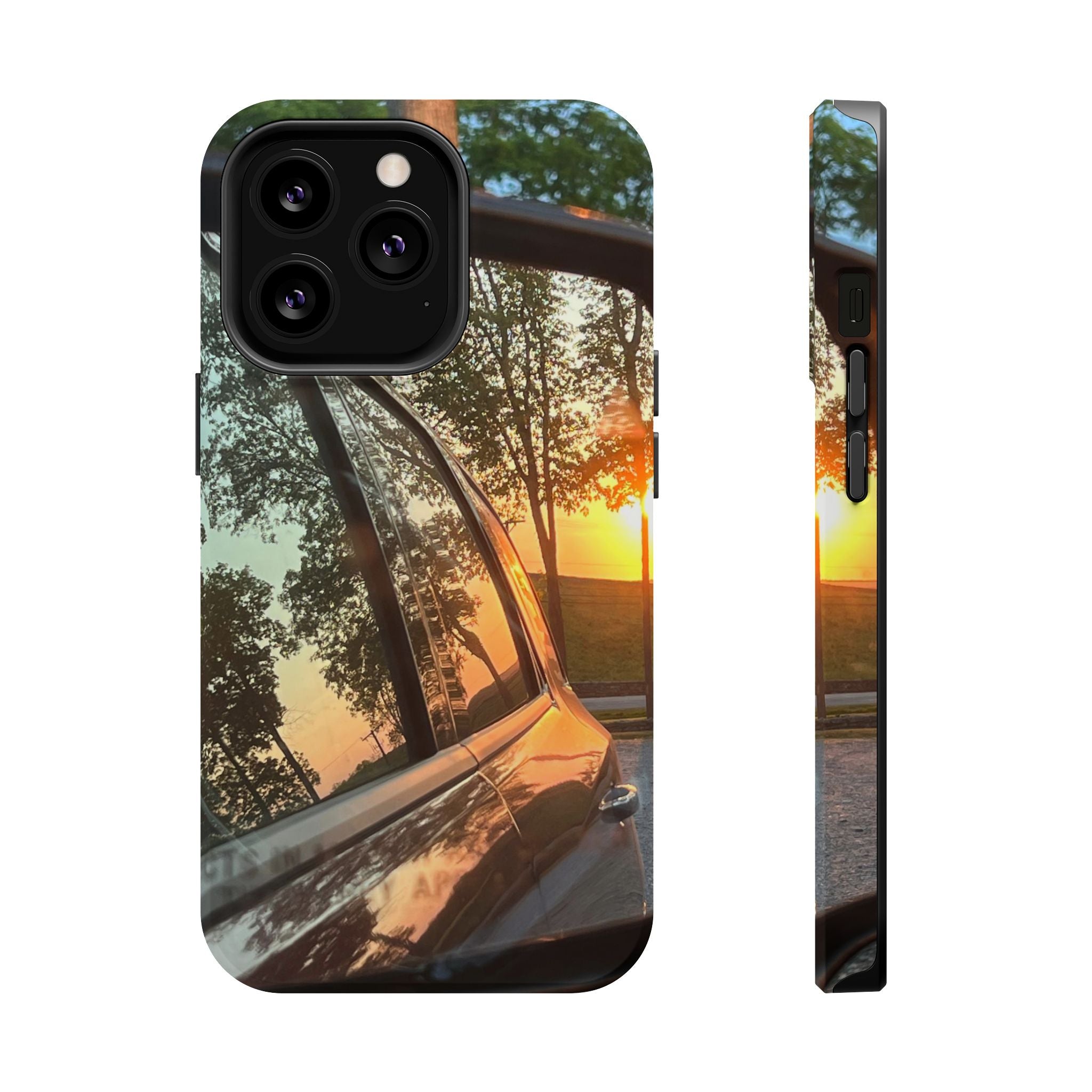 Phone Case — Sunset Reflection Magnetic Impact-Resistant Case