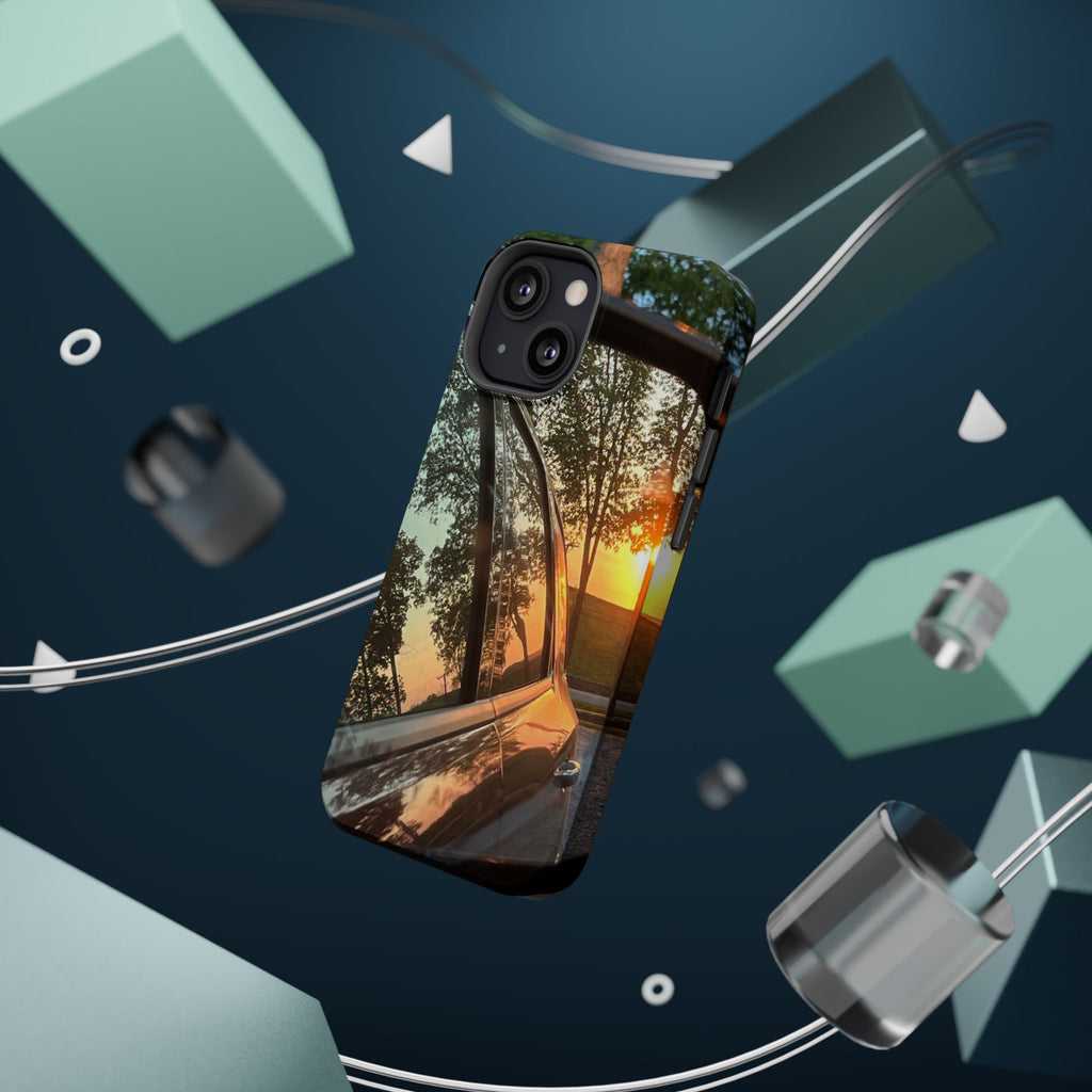 Phone Case — Sunset Reflection Magnetic Impact-Resistant Case
