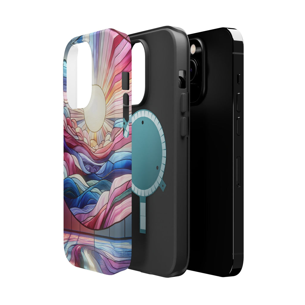 Magnet Tough Cases - Sunrise Stained Glass Design