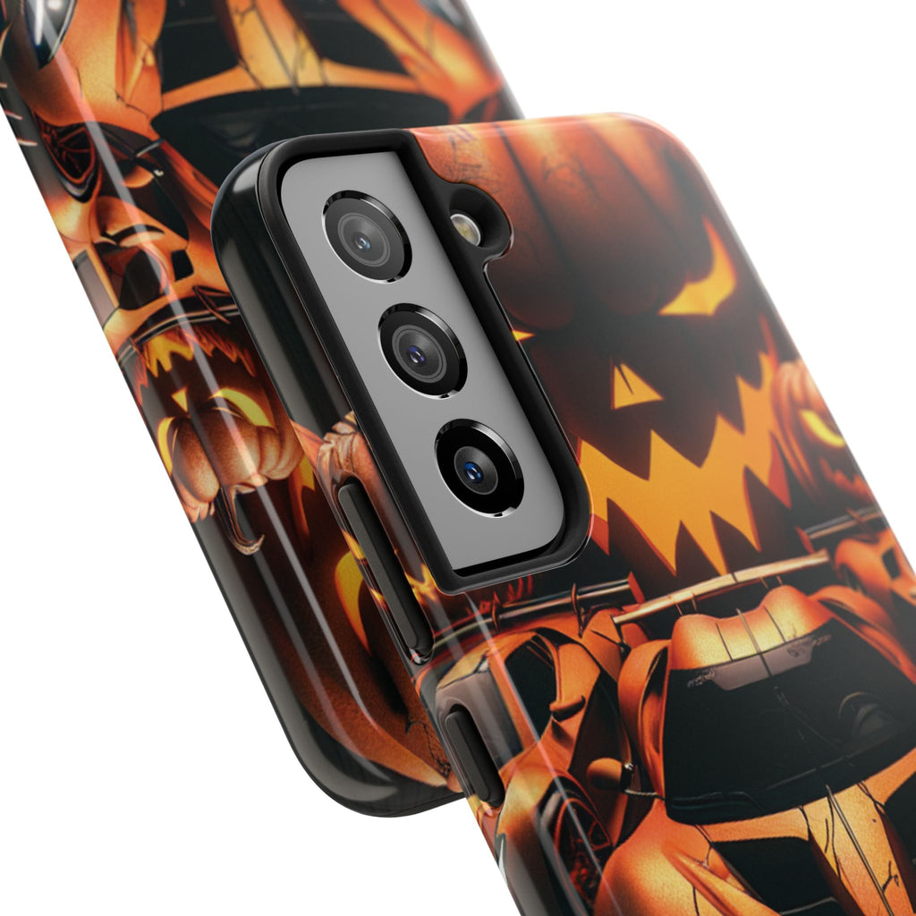 Halloween Supercar Tough Phone Case — Pumpkin Jack-O'-Lantern Design