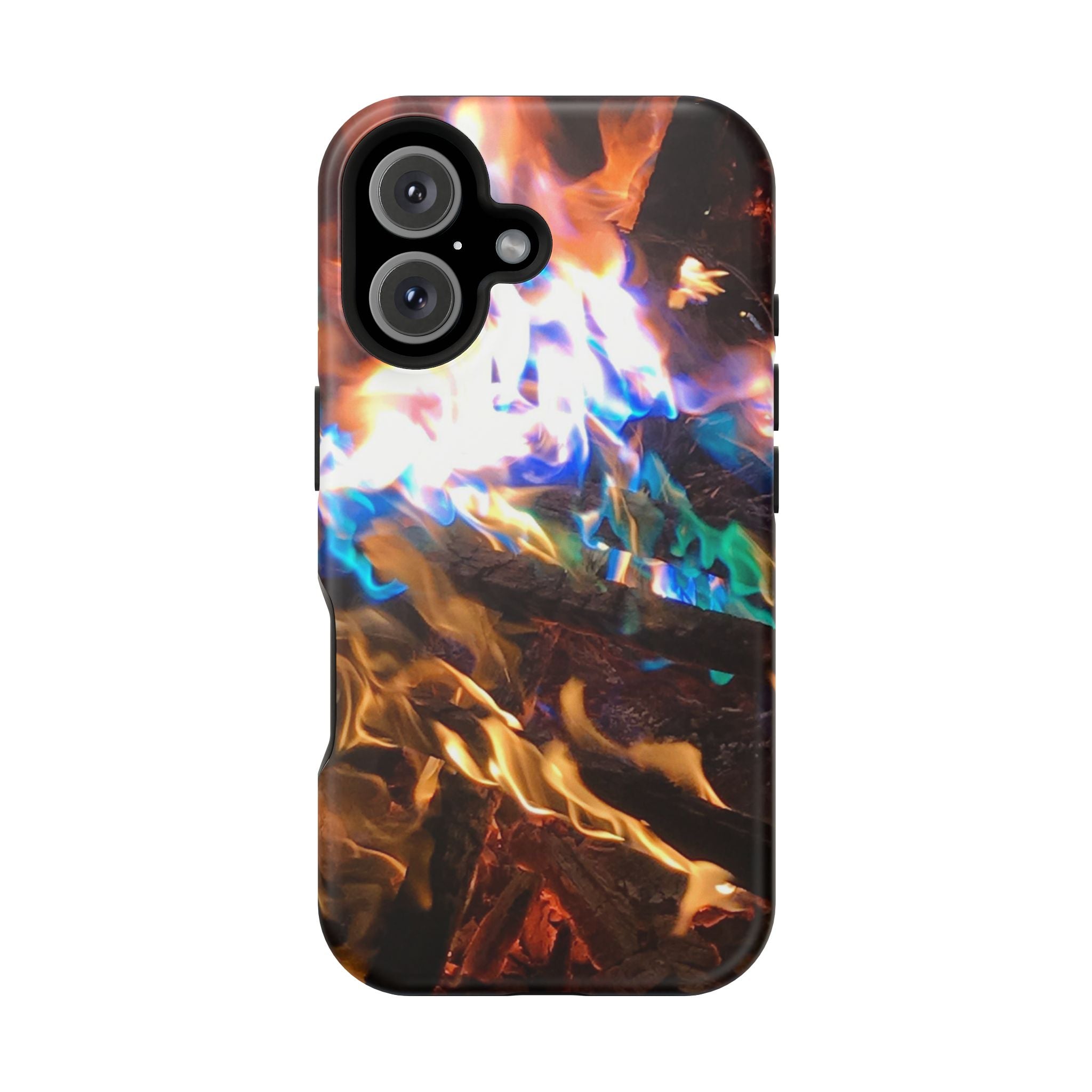 Aurora Flame Phone Case - Magnetic Impact-Resistant iPhone Cover