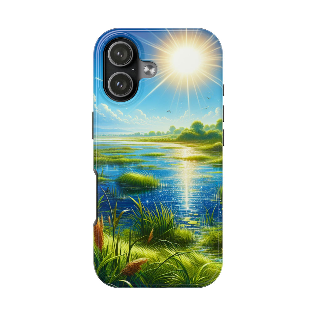 Nature-Inspired Tough Phone Cases - Vibrant Landscape Design, Eco-Friendly Protective Cover, Gift for Nature Lovers, Spring Decor, [...]