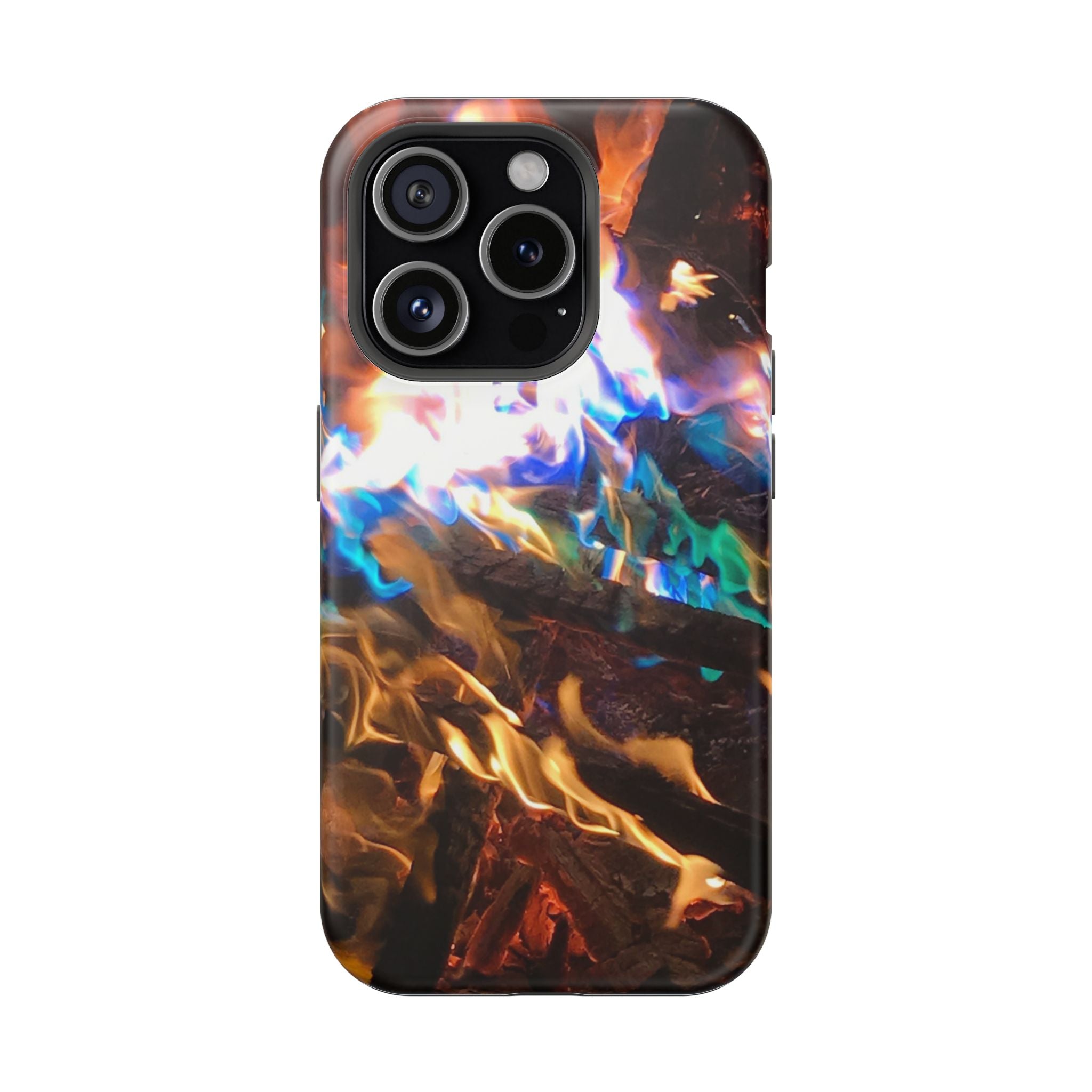 Aurora Flame Phone Case - Magnetic Impact-Resistant iPhone Cover