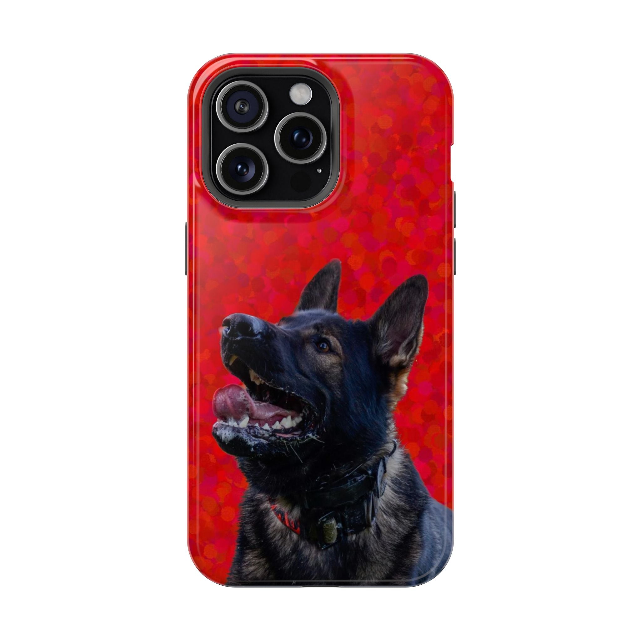 German Shepherd Portrait Magnetic Impact-Resistant Phone Case