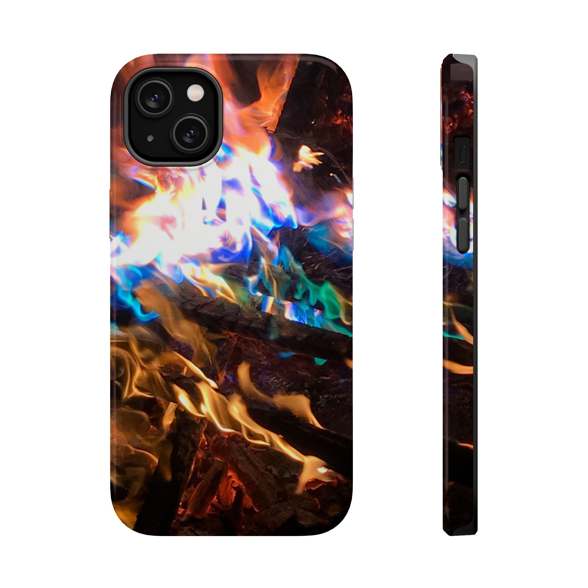 Aurora Flame Phone Case - Magnetic Impact-Resistant iPhone Cover