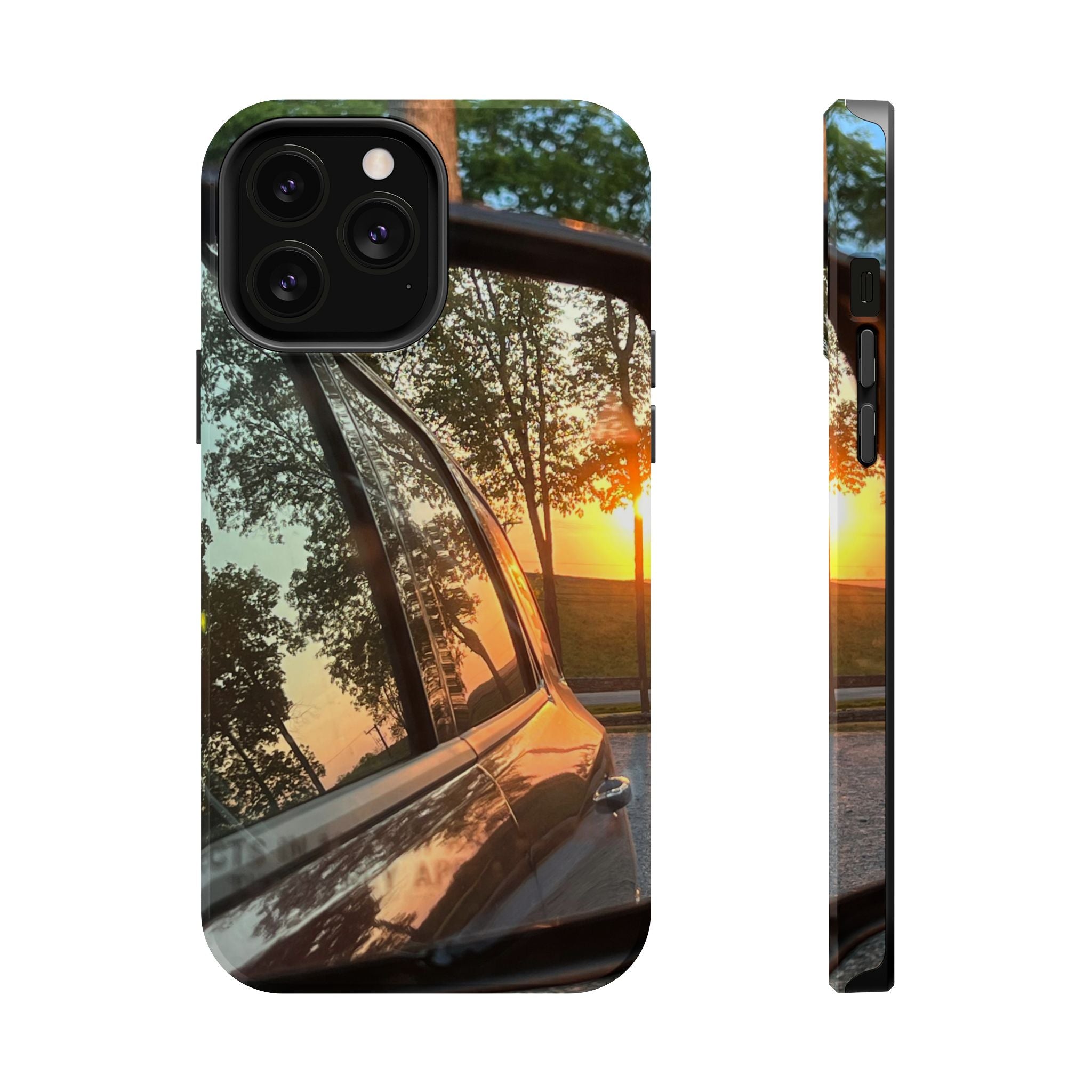 Phone Case — Sunset Reflection Magnetic Impact-Resistant Case