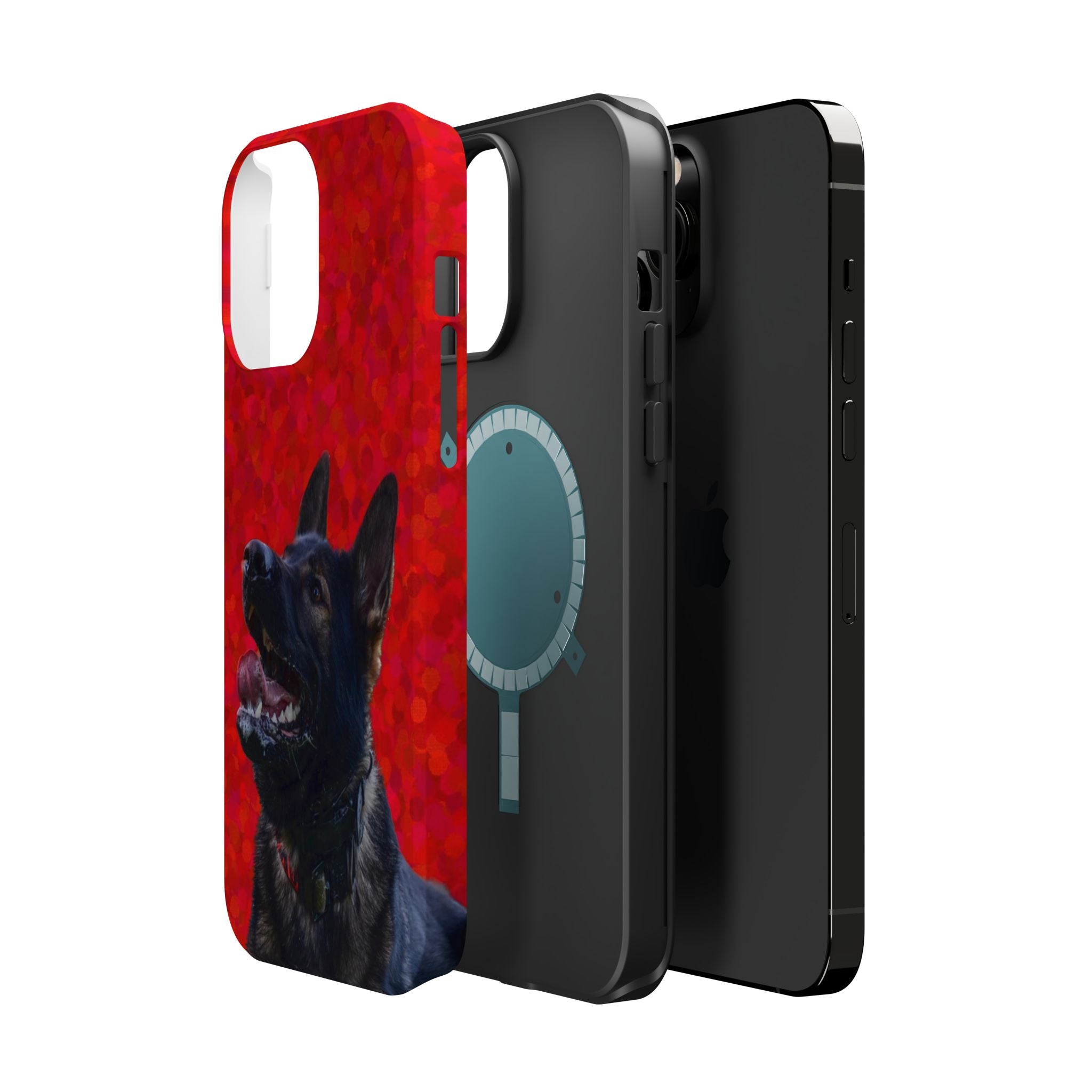 German Shepherd Portrait Magnetic Impact-Resistant Phone Case