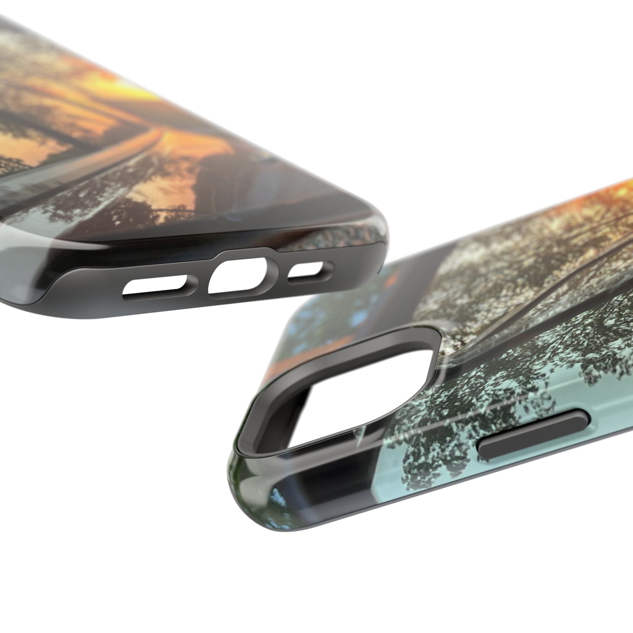 Phone Case — Sunset Reflection Magnetic Impact-Resistant Case