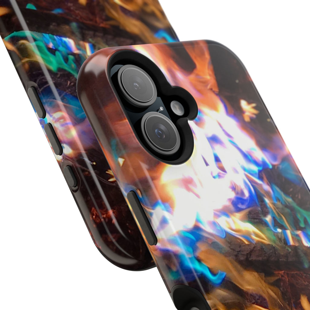 Aurora Flame Phone Case - Magnetic Impact-Resistant iPhone Cover