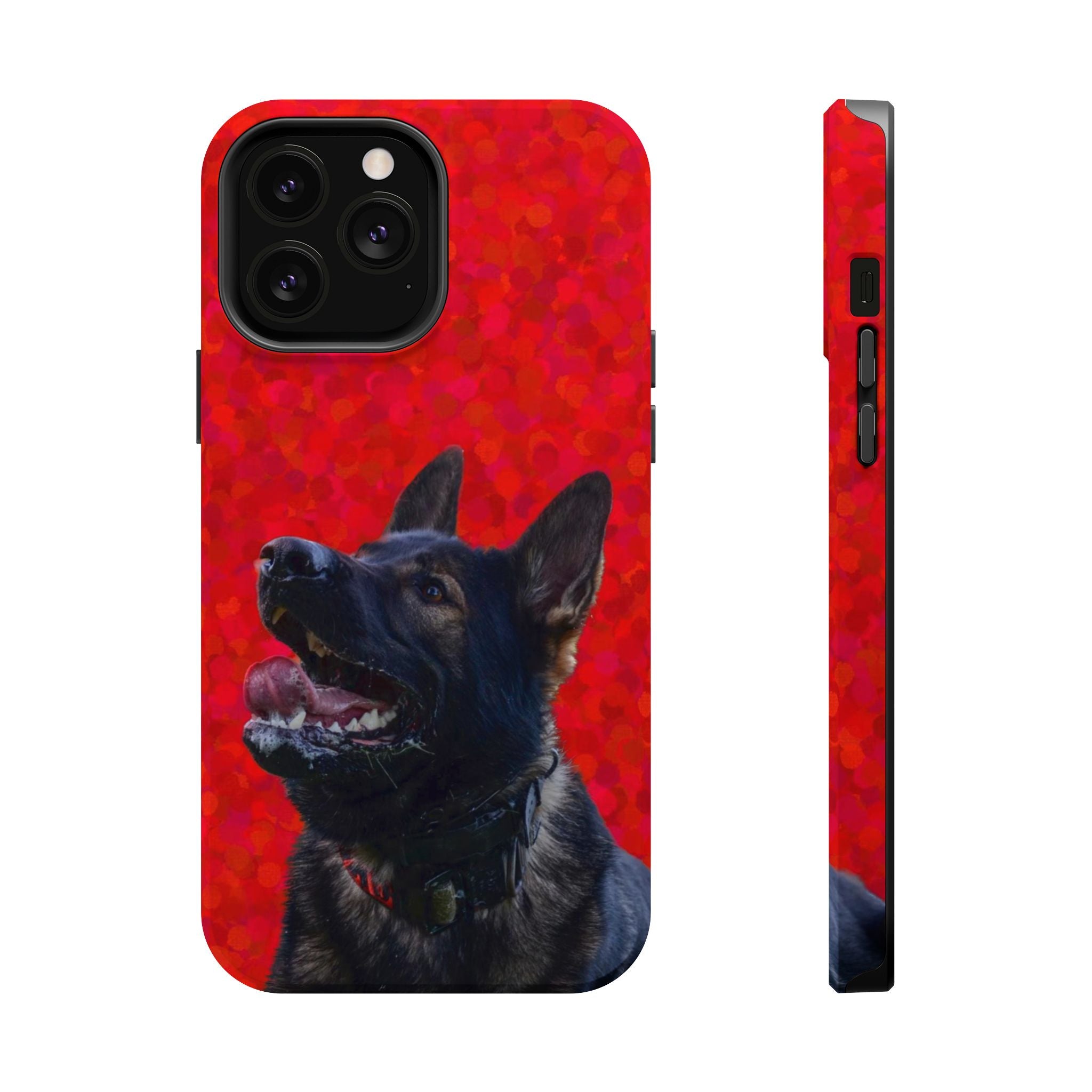 German Shepherd Portrait Magnetic Impact-Resistant Phone Case