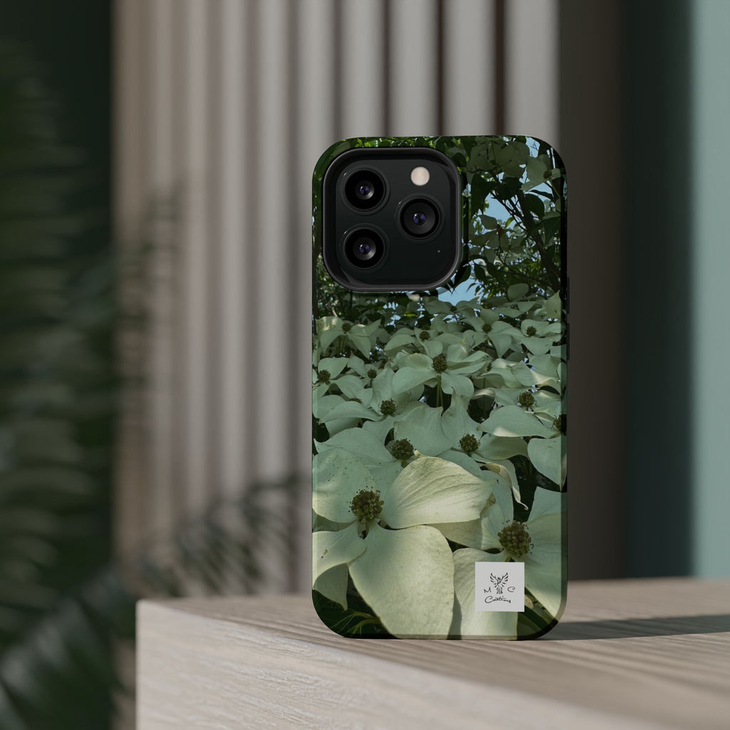 Floral Dogwood Magnetic Impact Phone Case