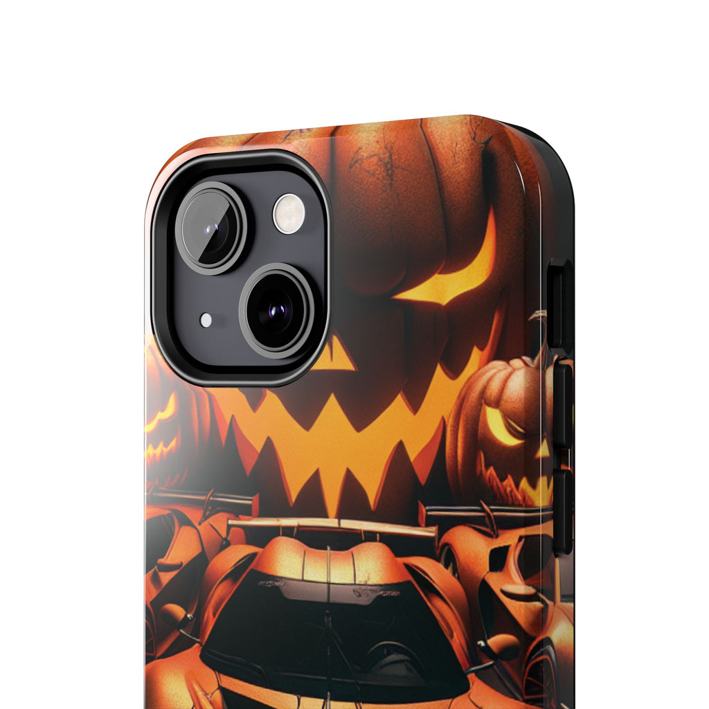 Halloween Supercar Tough Phone Case — Pumpkin Jack-O'-Lantern Design