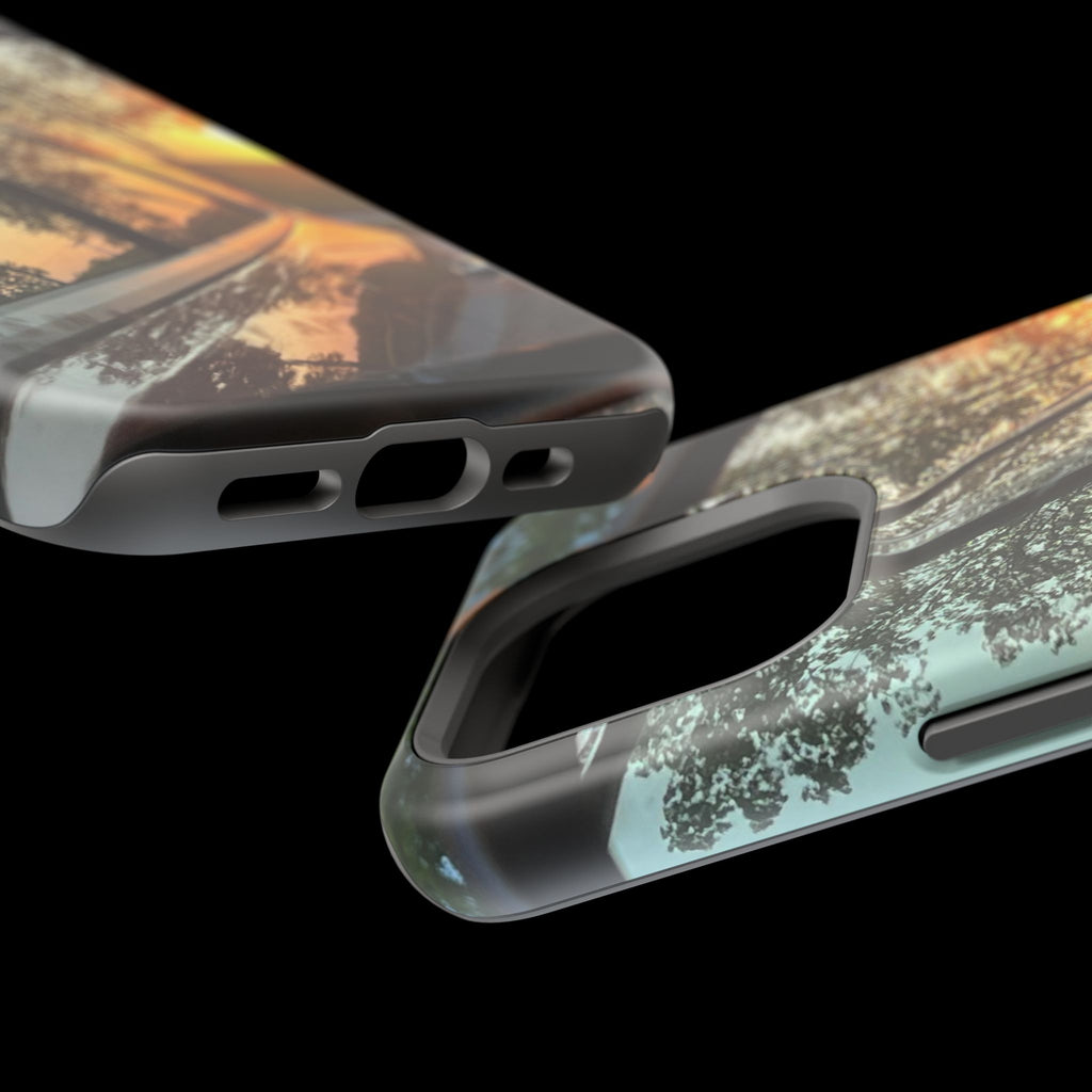 Phone Case — Sunset Reflection Magnetic Impact-Resistant Case