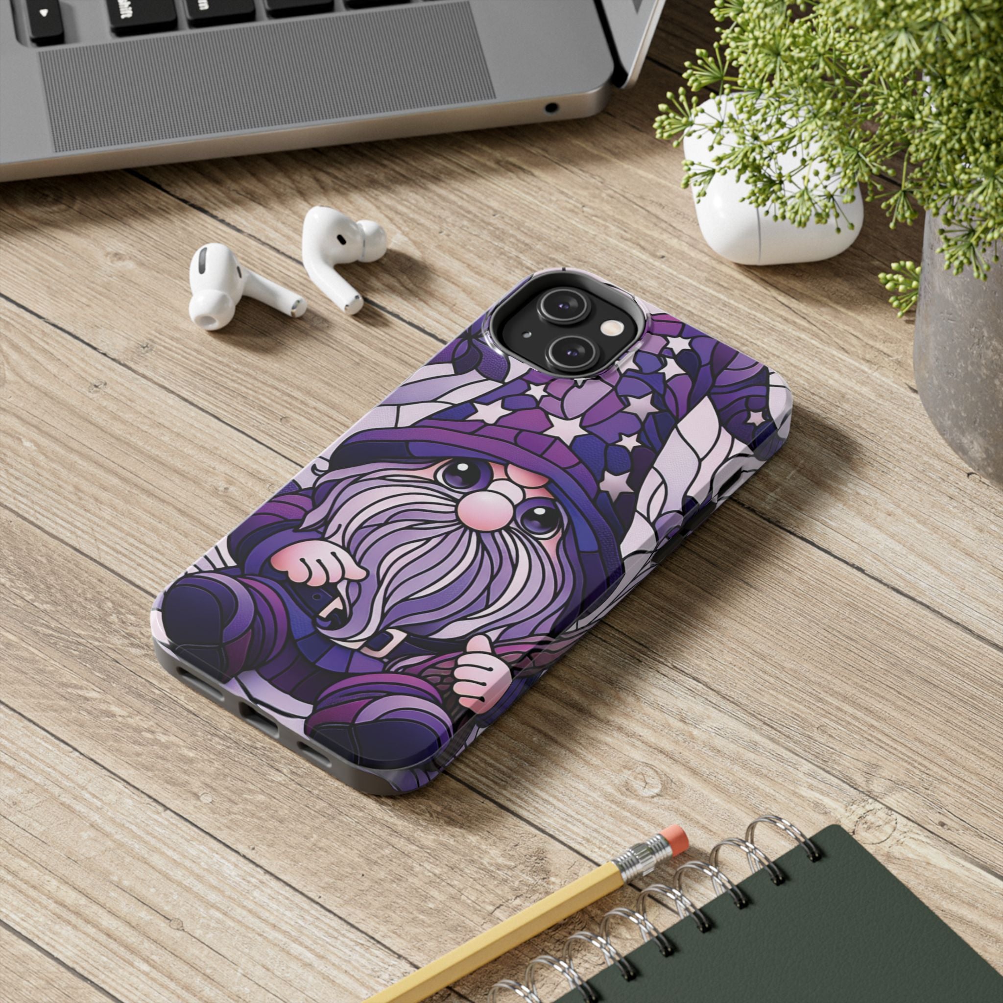 Whimsical Gnome Phone Case - Magical, Cute Smartphone Cover, Fantasy Gift, Durable Protection, Gnome Lover Accessory