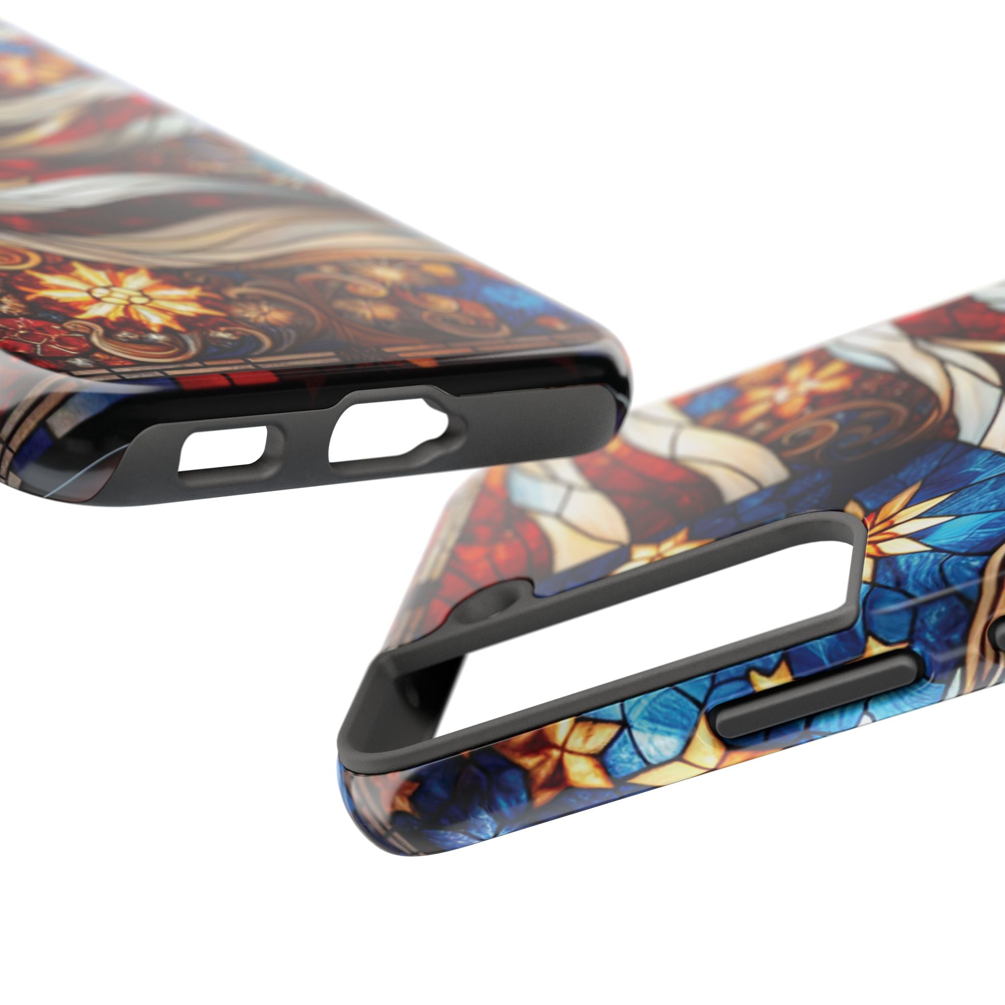 American by Nature Colorful Stained Glass Tough Phone Cases | Unique iPhone Covers, Protective Cases, Vibrant Designs, Gifts for Him/Her