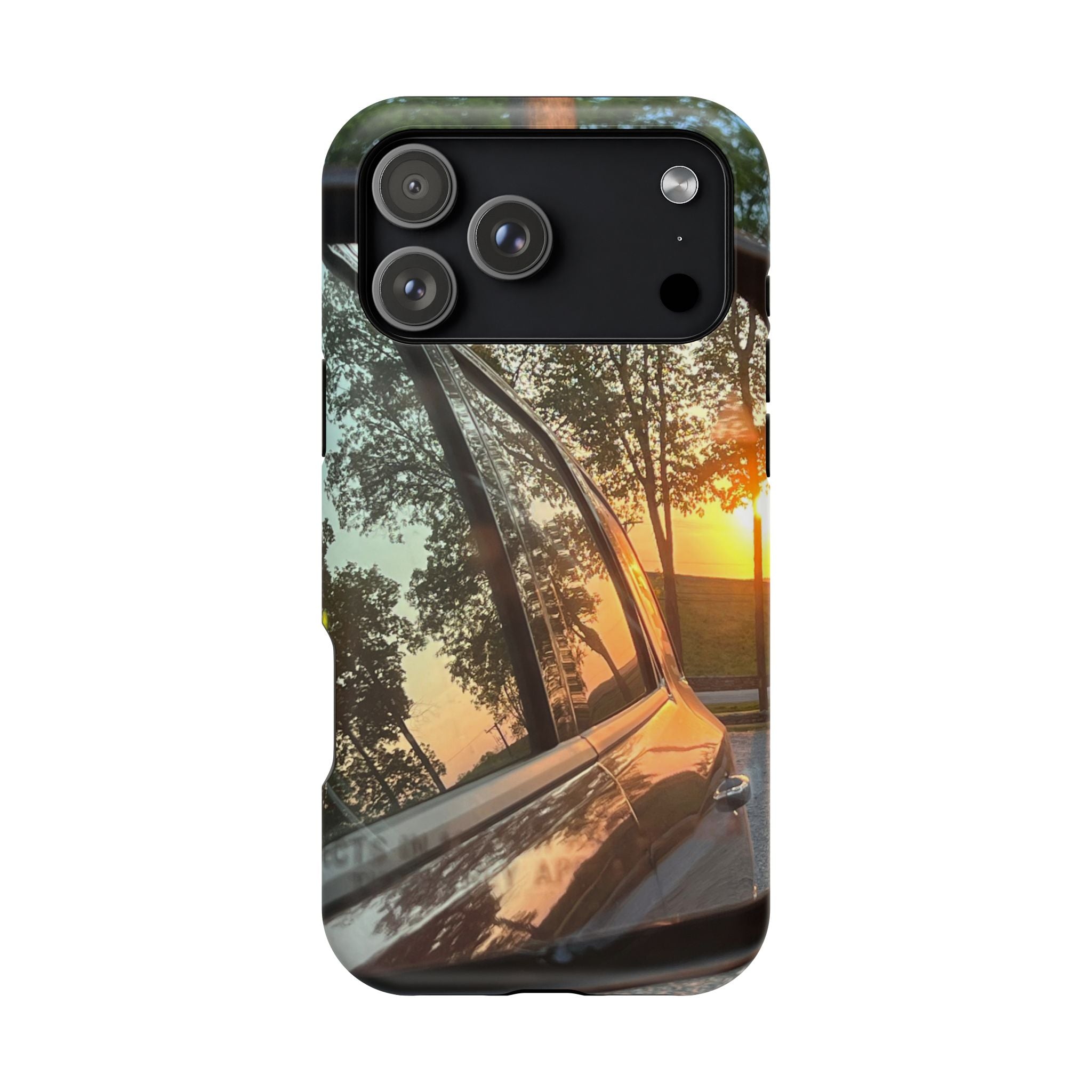 Phone Case — Sunset Reflection Magnetic Impact-Resistant Case