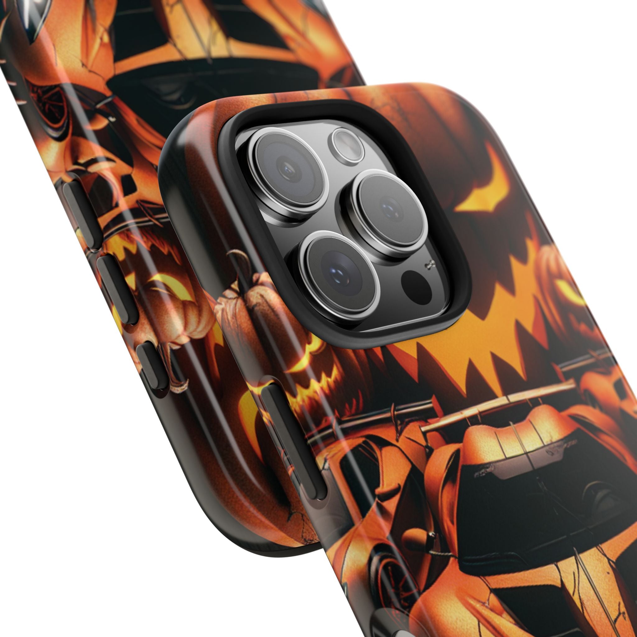 Halloween Supercar Tough Phone Case — Pumpkin Jack-O'-Lantern Design