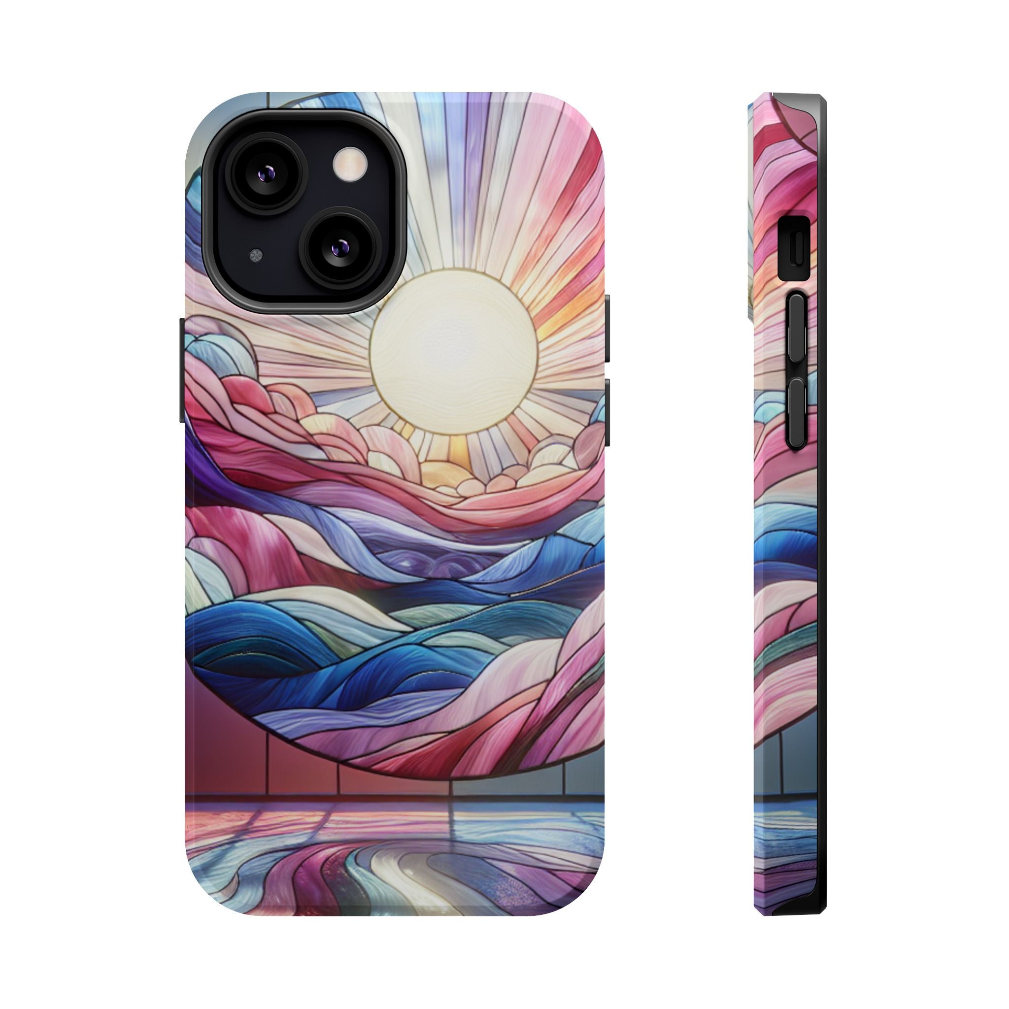 Magnet Tough Cases - Sunrise Stained Glass Design