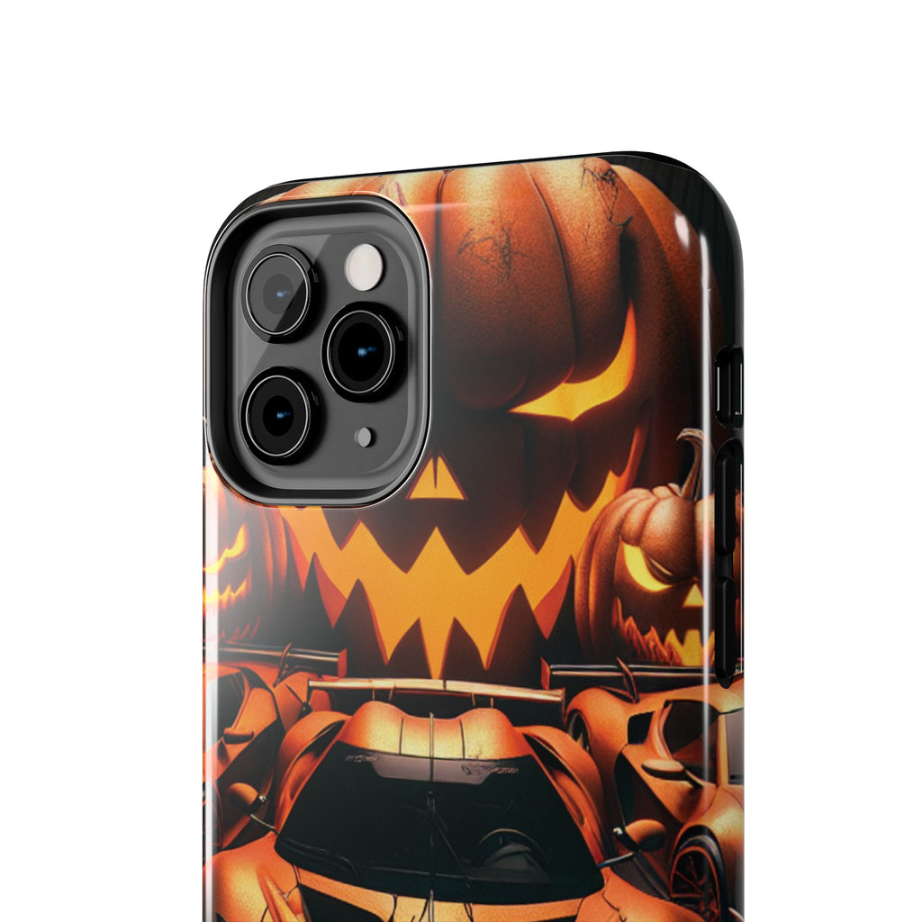 Halloween Supercar Tough Phone Case — Pumpkin Jack-O'-Lantern Design