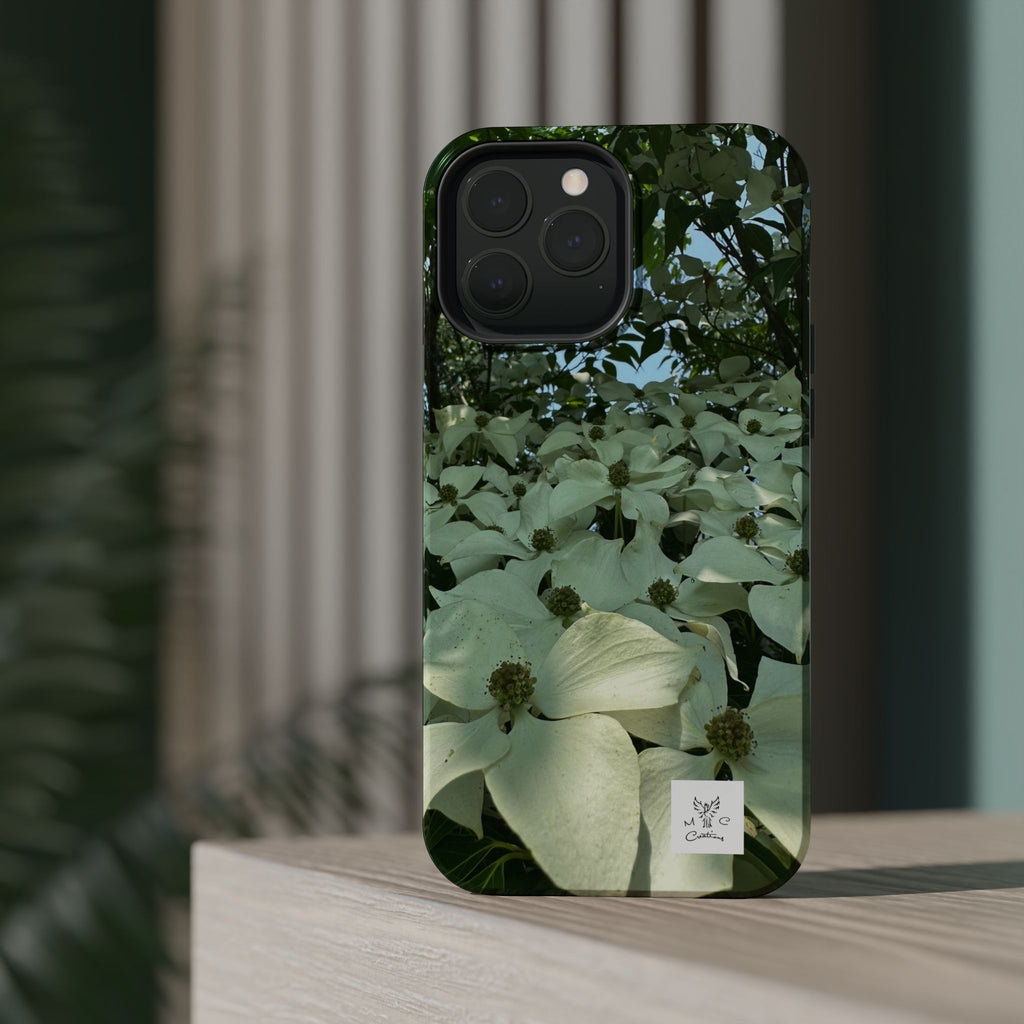 Floral Dogwood Magnetic Impact Phone Case