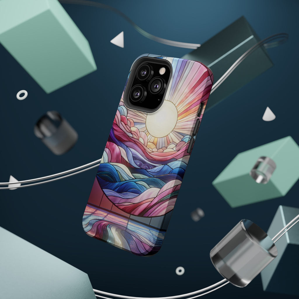 Magnet Tough Cases - Sunrise Stained Glass Design