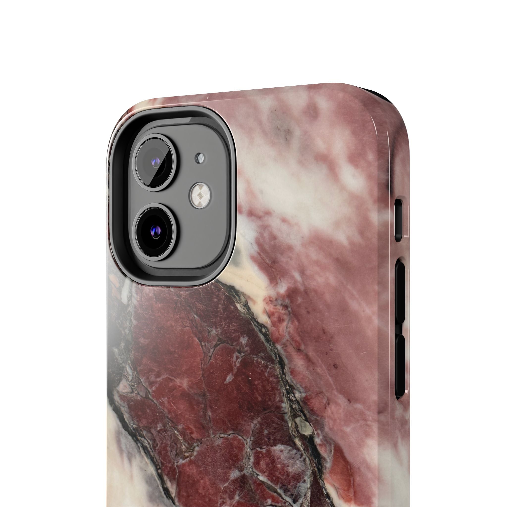Red Marble Tough Phone Case — Protective Designer Phone Cover