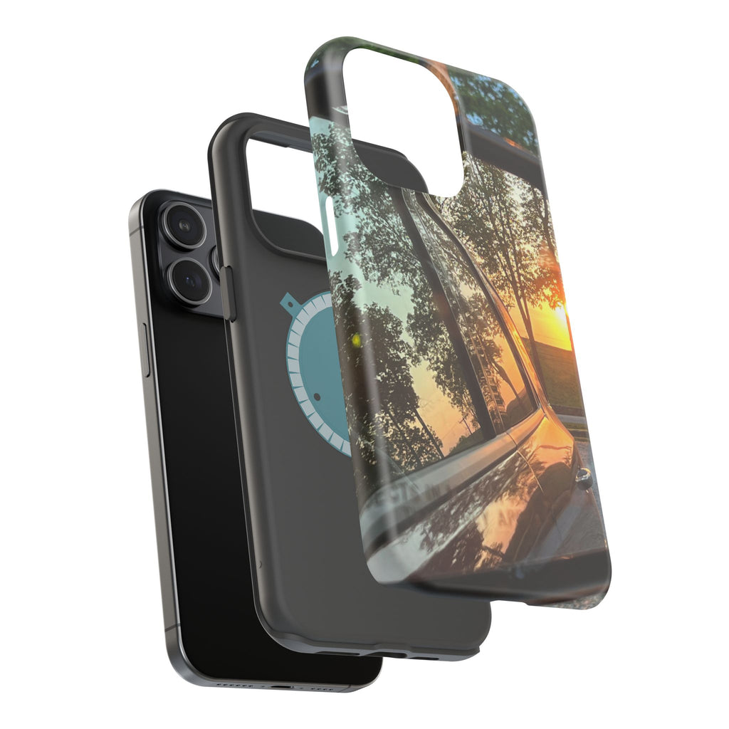Phone Case — Sunset Reflection Magnetic Impact-Resistant Case