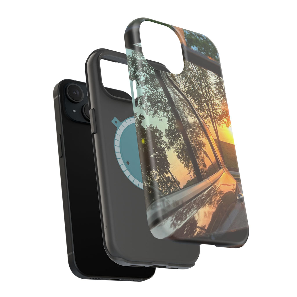 Phone Case — Sunset Reflection Magnetic Impact-Resistant Case