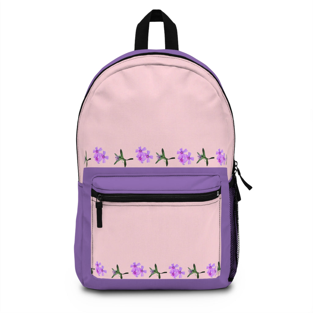 Take Spring with you all year long!  Purple/Pink - Backpack