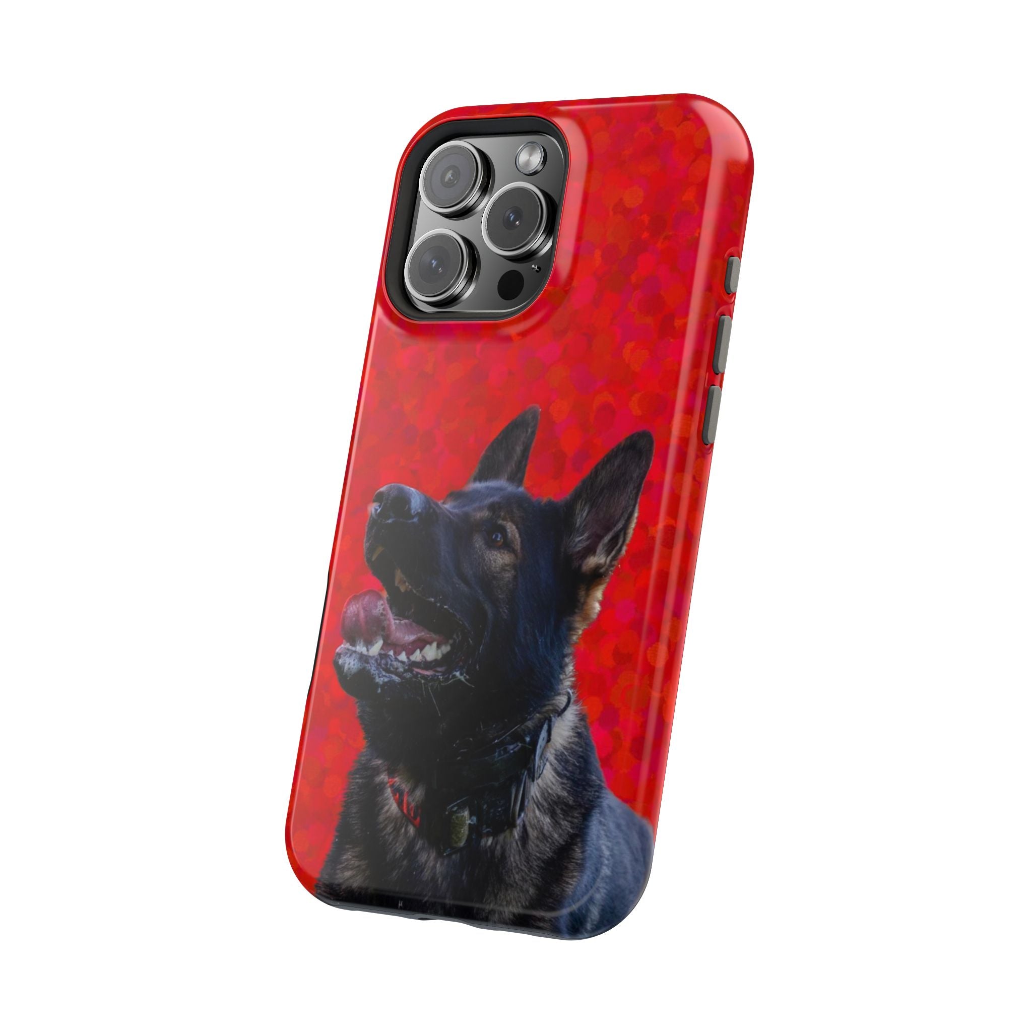 German Shepherd Portrait Magnetic Impact-Resistant Phone Case
