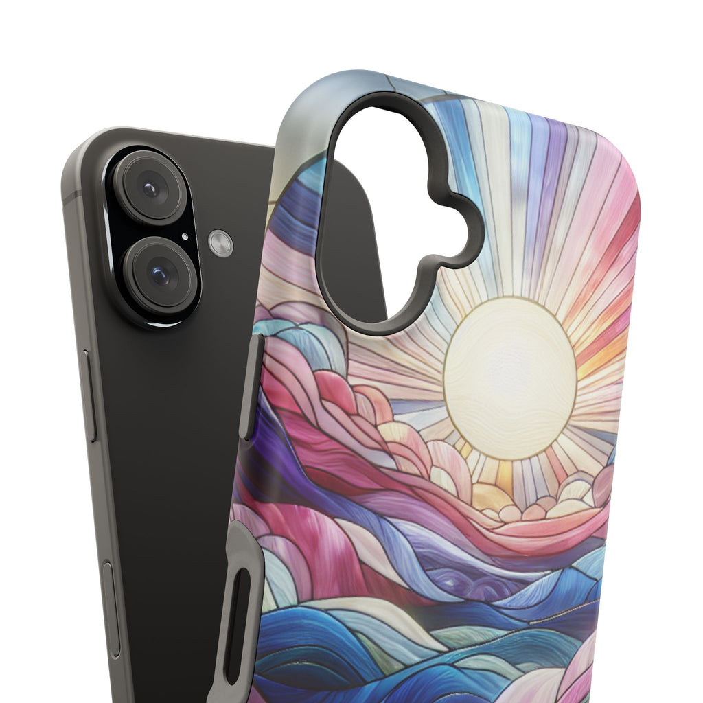 Magnet Tough Cases - Sunrise Stained Glass Design