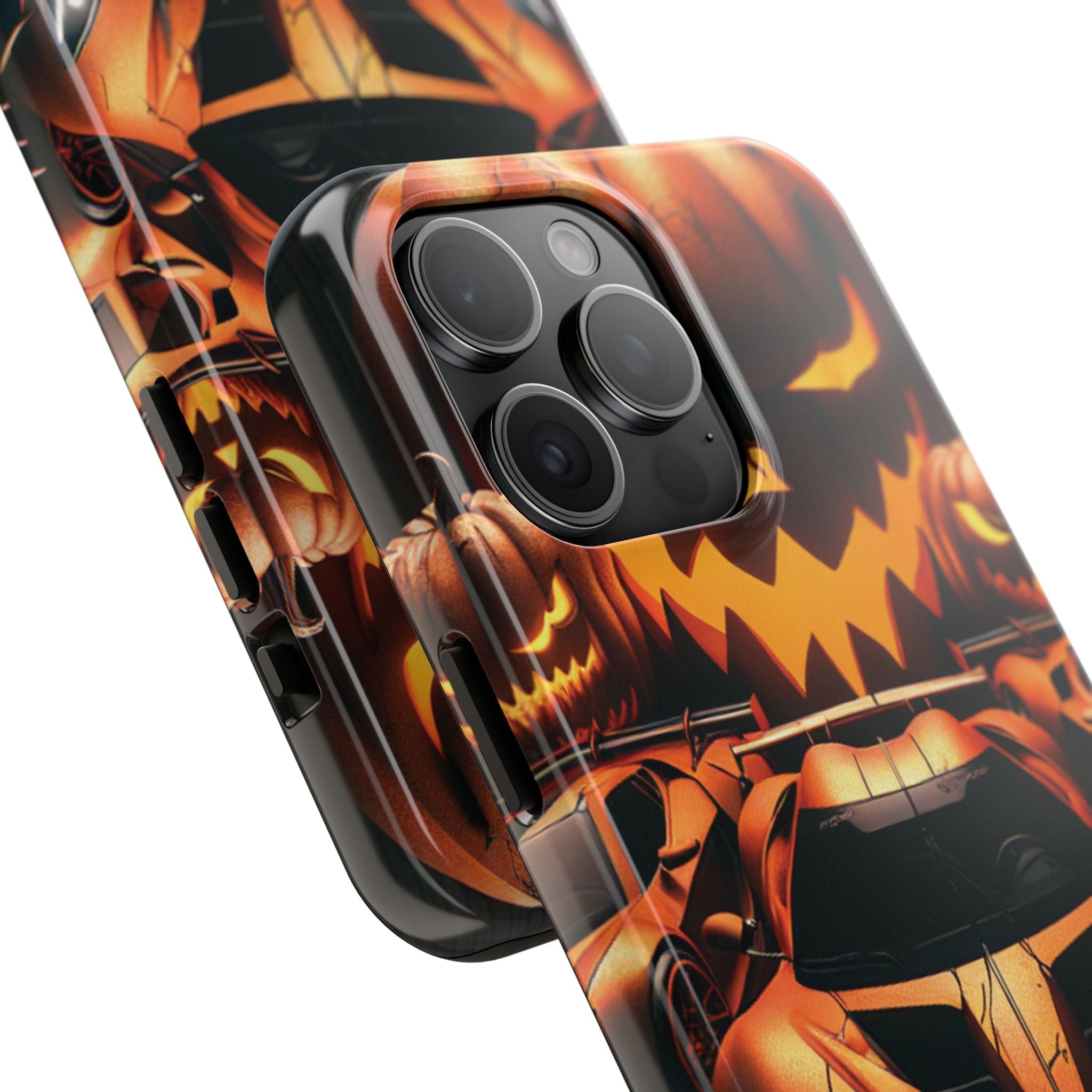 Halloween Supercar Tough Phone Case — Pumpkin Jack-O'-Lantern Design