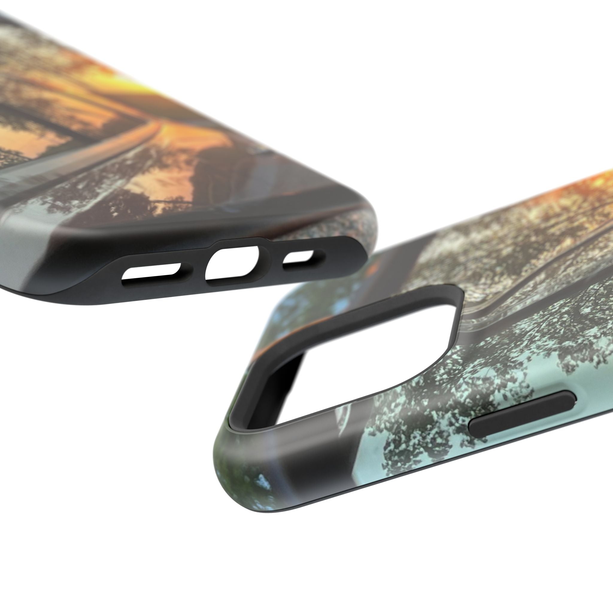 Phone Case — Sunset Reflection Magnetic Impact-Resistant Case
