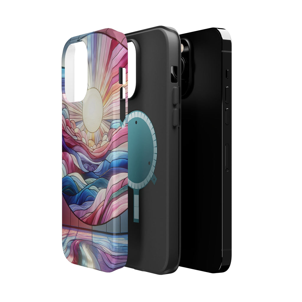 Magnet Tough Cases - Sunrise Stained Glass Design