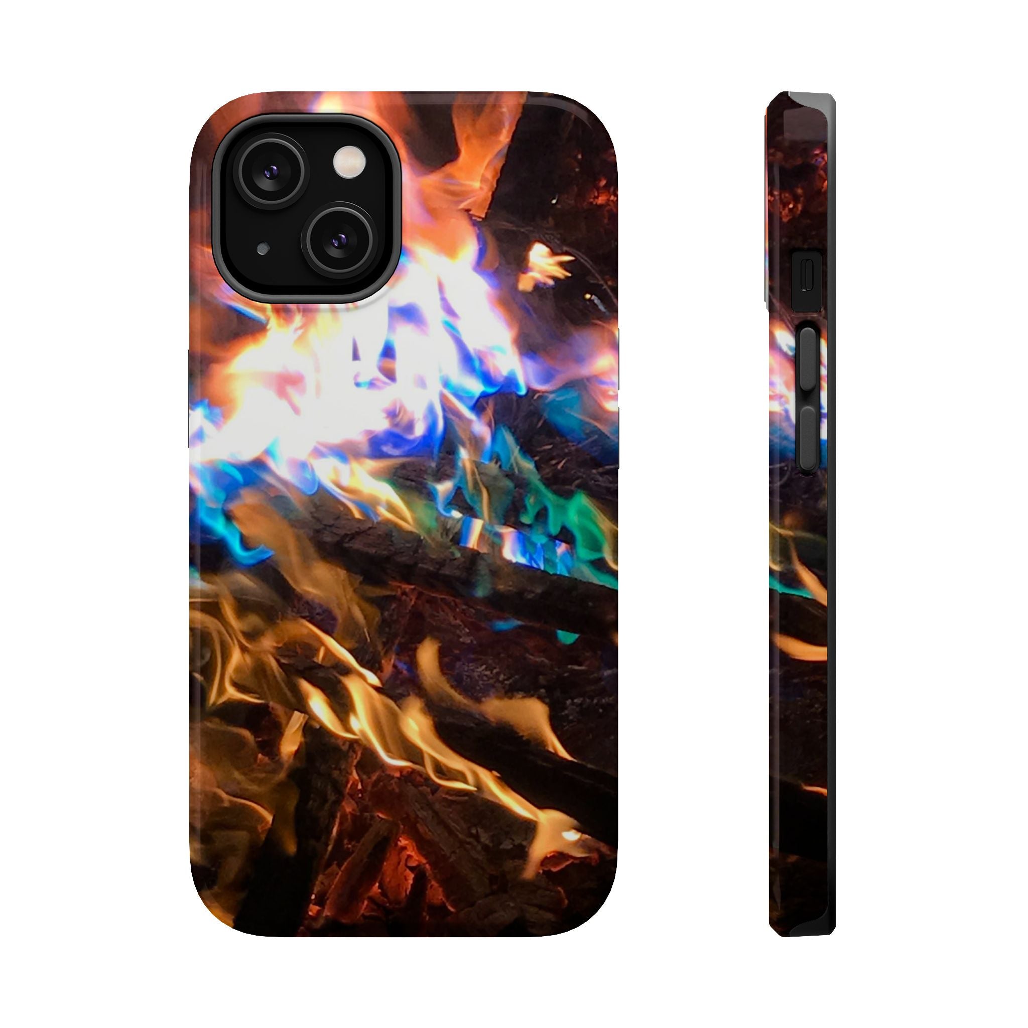 Aurora Flame Phone Case - Magnetic Impact-Resistant iPhone Cover
