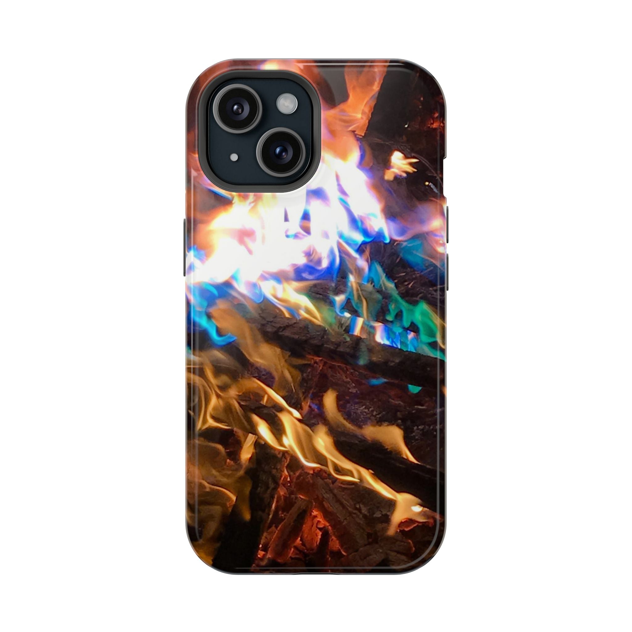 Aurora Flame Phone Case - Magnetic Impact-Resistant iPhone Cover