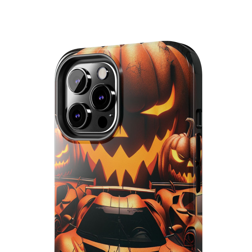 Halloween Supercar Tough Phone Case — Pumpkin Jack-O'-Lantern Design