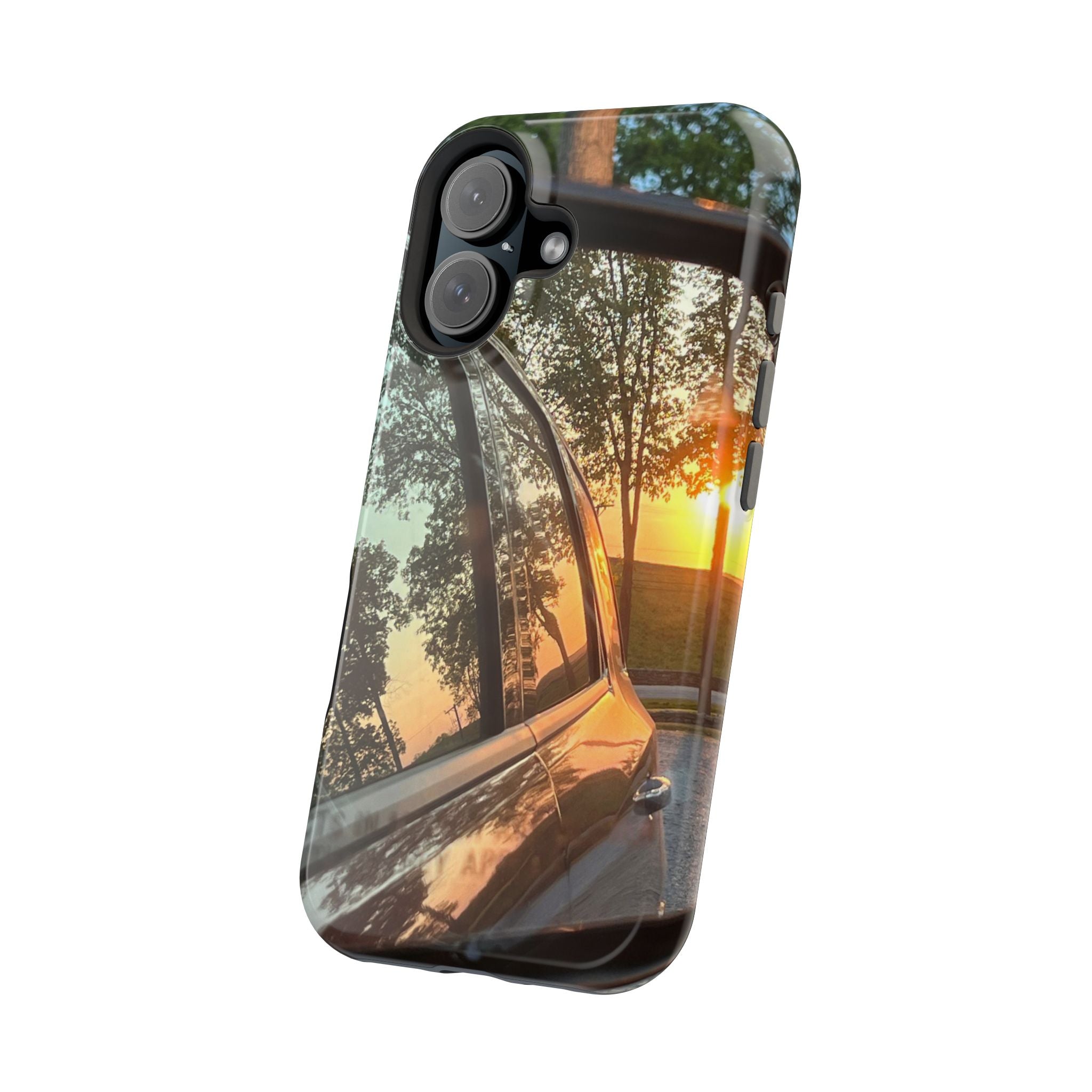 Phone Case — Sunset Reflection Magnetic Impact-Resistant Case