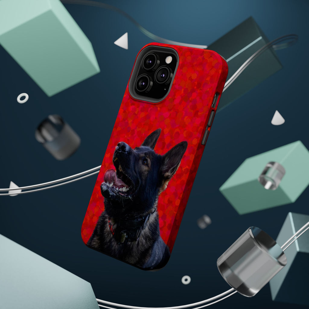 German Shepherd Portrait Magnetic Impact-Resistant Phone Case