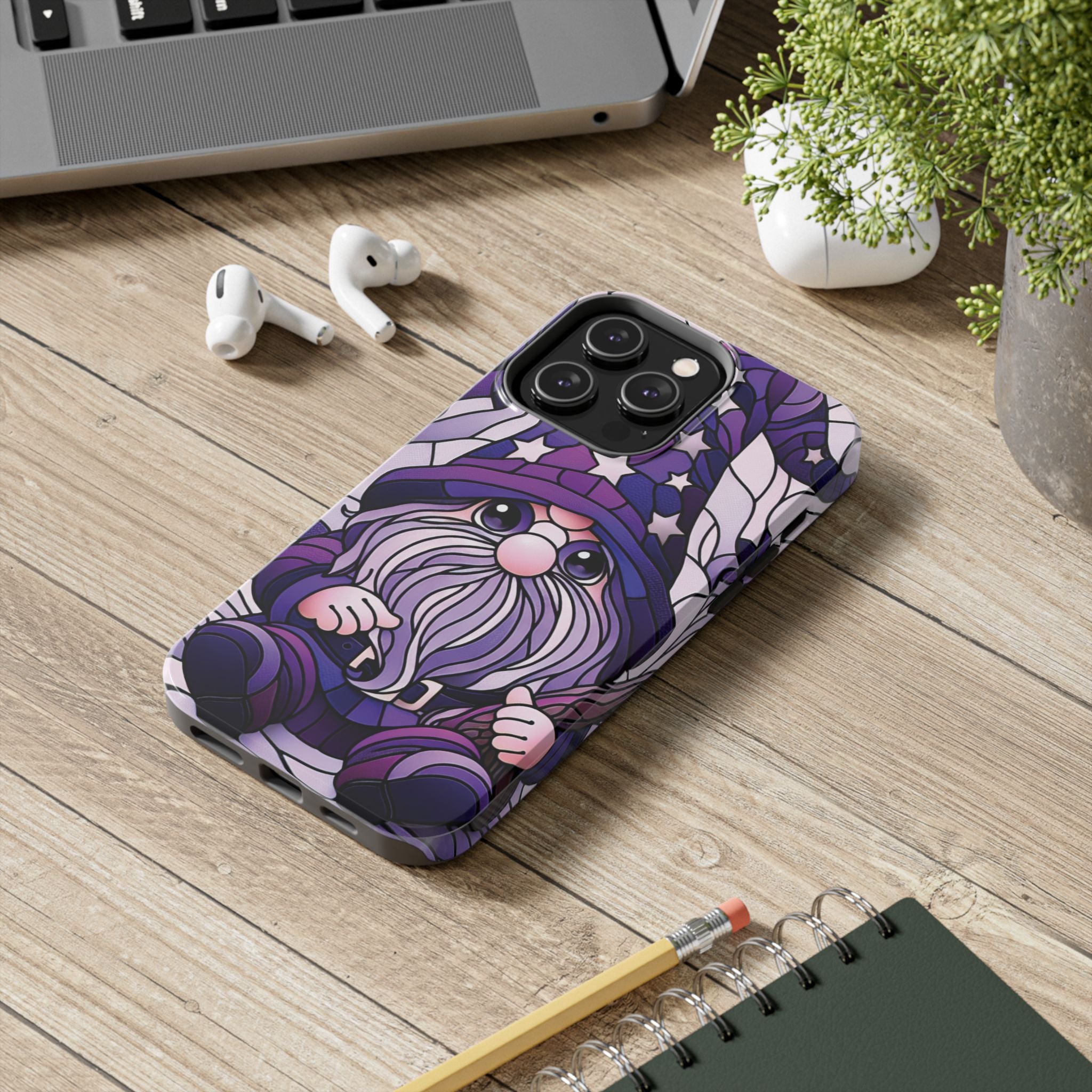 Whimsical Gnome Phone Case - Magical, Cute Smartphone Cover, Fantasy Gift, Durable Protection, Gnome Lover Accessory
