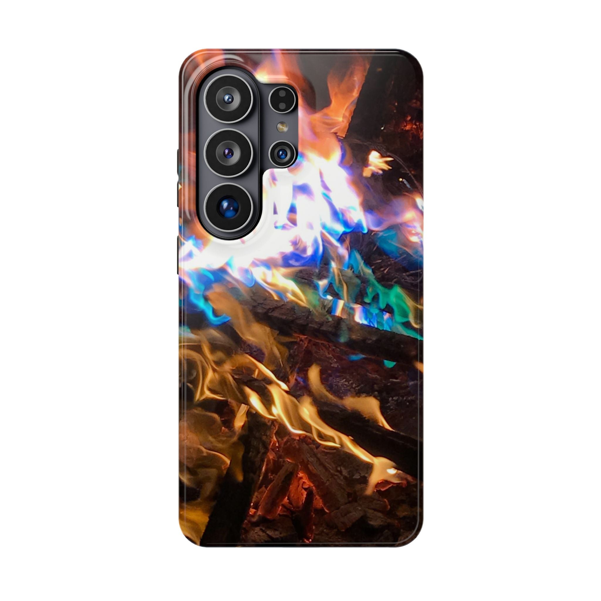 Aurora Flame Phone Case - Magnetic Impact-Resistant iPhone Cover