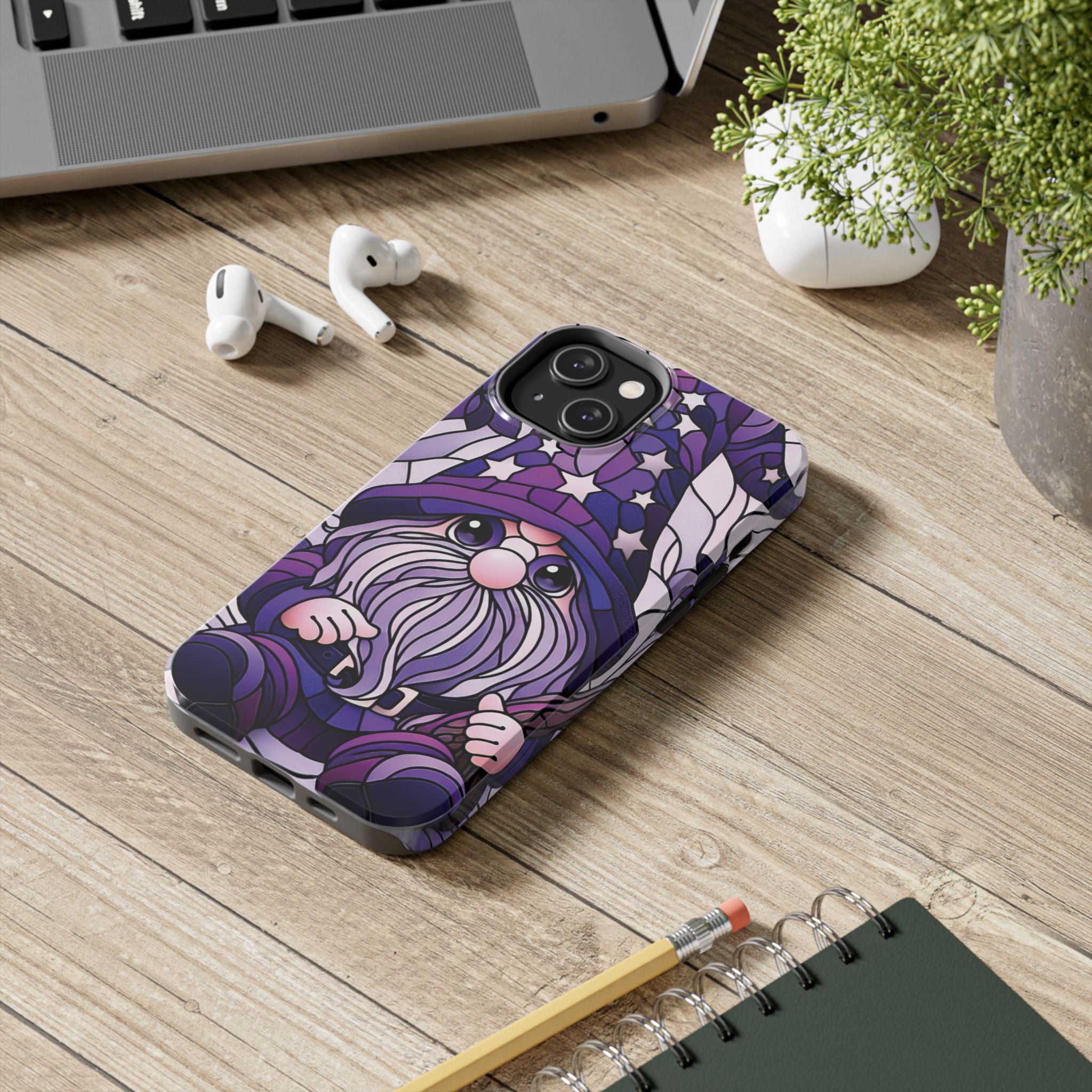 Whimsical Gnome Phone Case - Magical, Cute Smartphone Cover, Fantasy Gift, Durable Protection, Gnome Lover Accessory